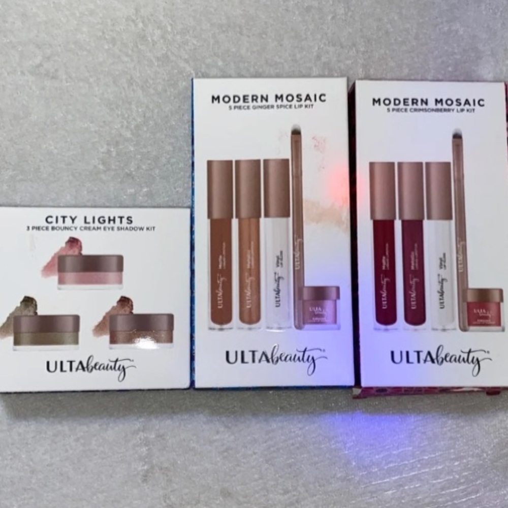 3 set bundle of Ulta beauty makeup
